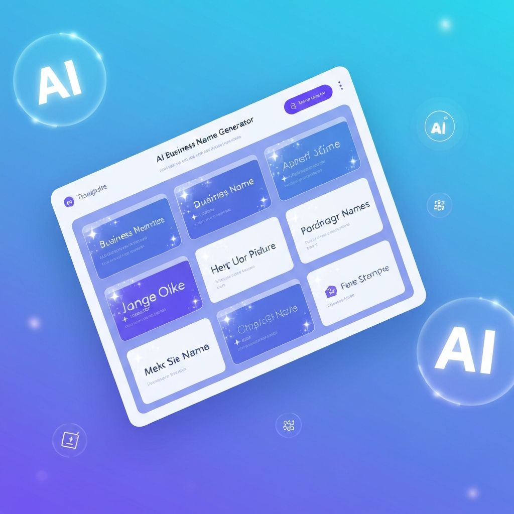 AI Business Name Generator Tool
